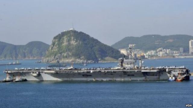 ອາເມລິກາ ແລະ ສ.ເກົາຈະດຳເນີນ ການຊ້ອມຮົບຮ່ວມທາງທະເລ